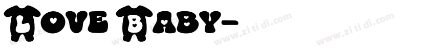 Love Baby字体转换
